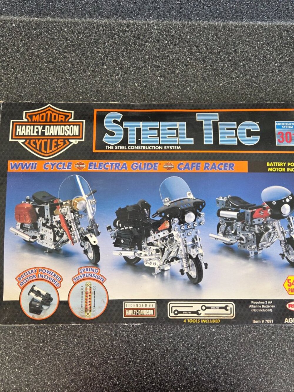 Harley Davidson Steel Tec Construction System 301 Manuals and Tools Included NIB